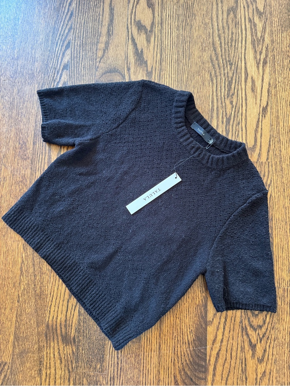 NWT Talula Knit Top - black size S
